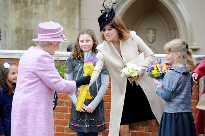 British Royalty attending Easter Service at St George's Chapel, Windsor Castle, Berkshire, Britain - 08 Apr 2012