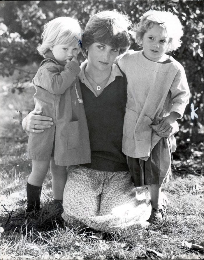 Lady Diana Spencer With Two Children From St George's Square Kindergarten. This Is The Face Of The Woman Who Could Be Our Next Queen - Seen Through The Camera Lens And The Eyes Of The Children She Teaches. Lady Diana Spencer The New Girl In The Life