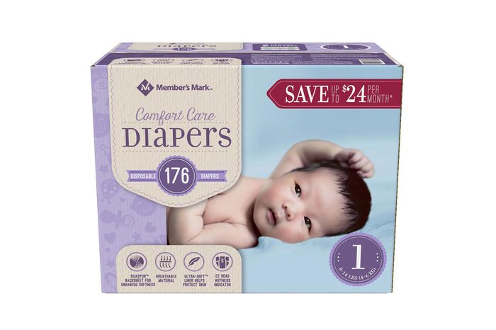 Member's Mark Comfort Care Baby Diapers (Choose Your Size)