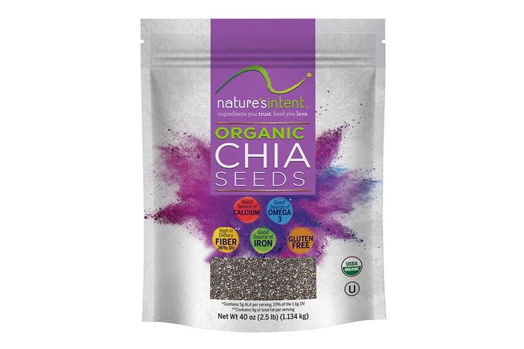 Nature's Intent Organic Chia Seeds, 2.5 lbs