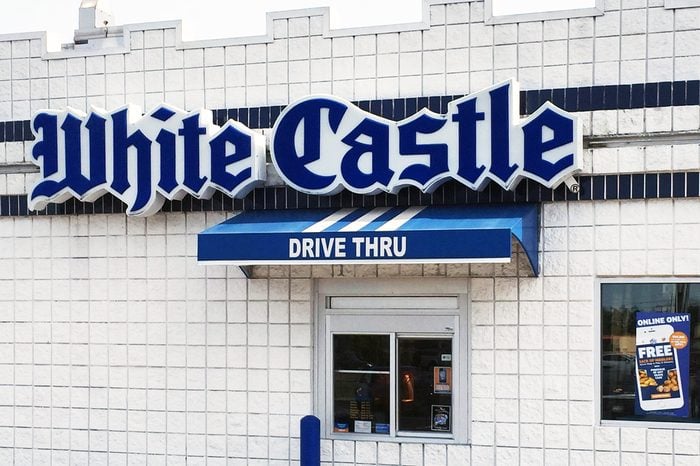 white castle frive thru