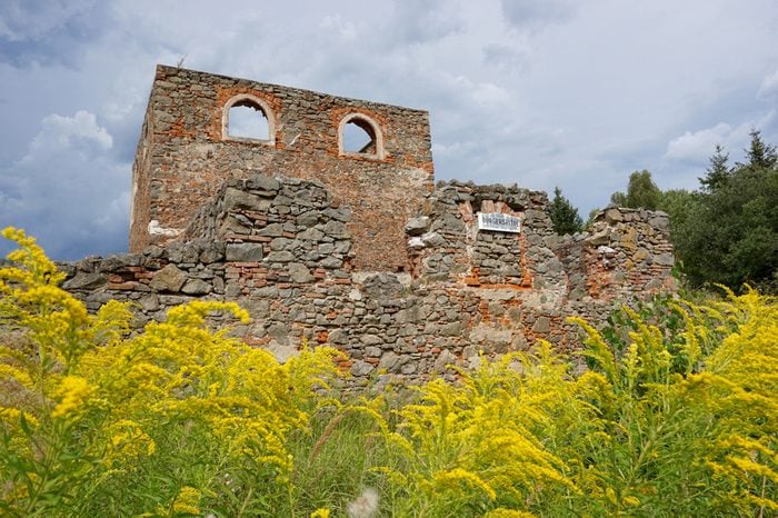 Ruins of Public hospital in Dollersheim, Austria