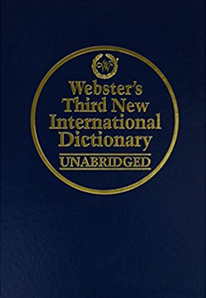 Webster's New International Dictionary