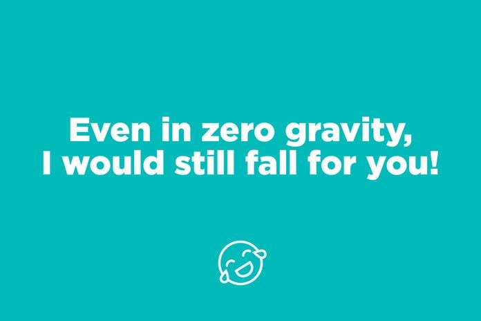 zero gravity pick up line