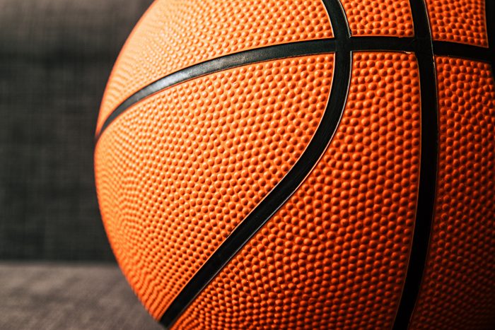 basketball ball close up background