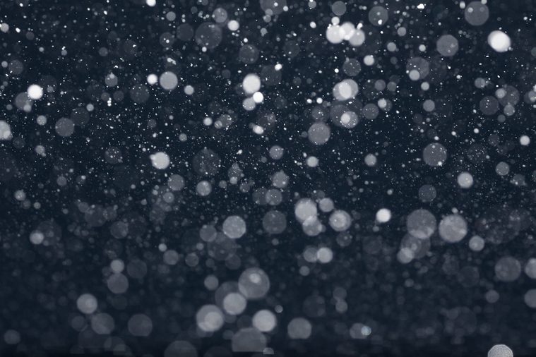 Snow Falling from Night Sky, Tilt Effect 