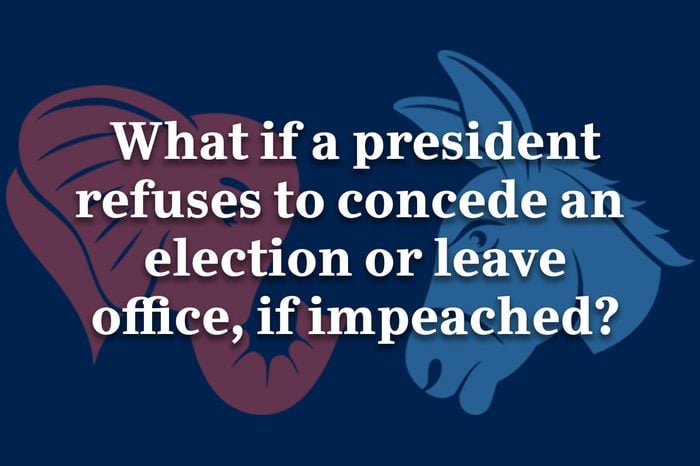 what if a president refuses to concede an election