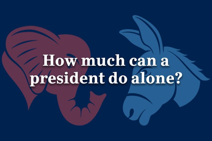 how much can a president do alone
