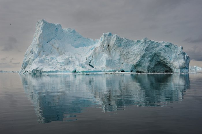 Icebergs in Disko bay, North Greenland