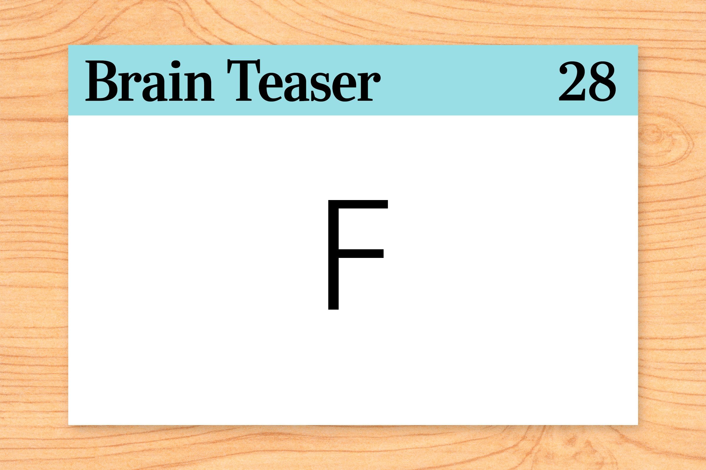 Why is the letter F like death?