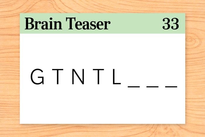 Guess the next three letters in the series GTNTL.