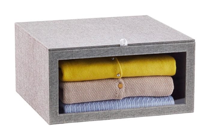 Drop-Front Sweater Box