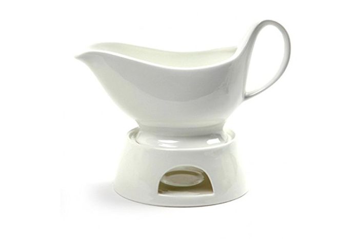 Gravy boat and stand