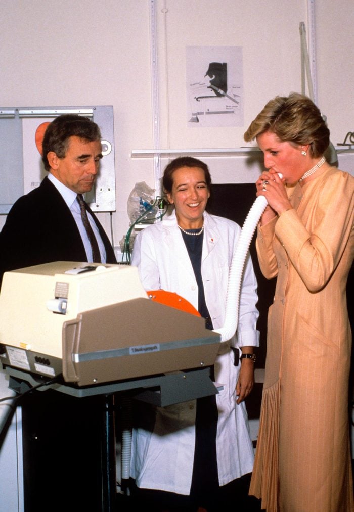 Princess Diana at Brompton Hospital