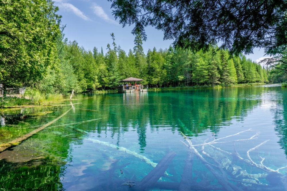 Breathtaking Kitch-iti-kipi Natural Springs in Manistique, Michigan
