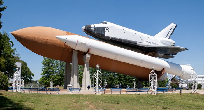 space shuttle in Huntsville