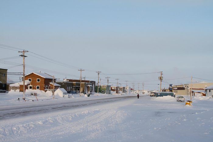 The closest inhabited town to the North Pole