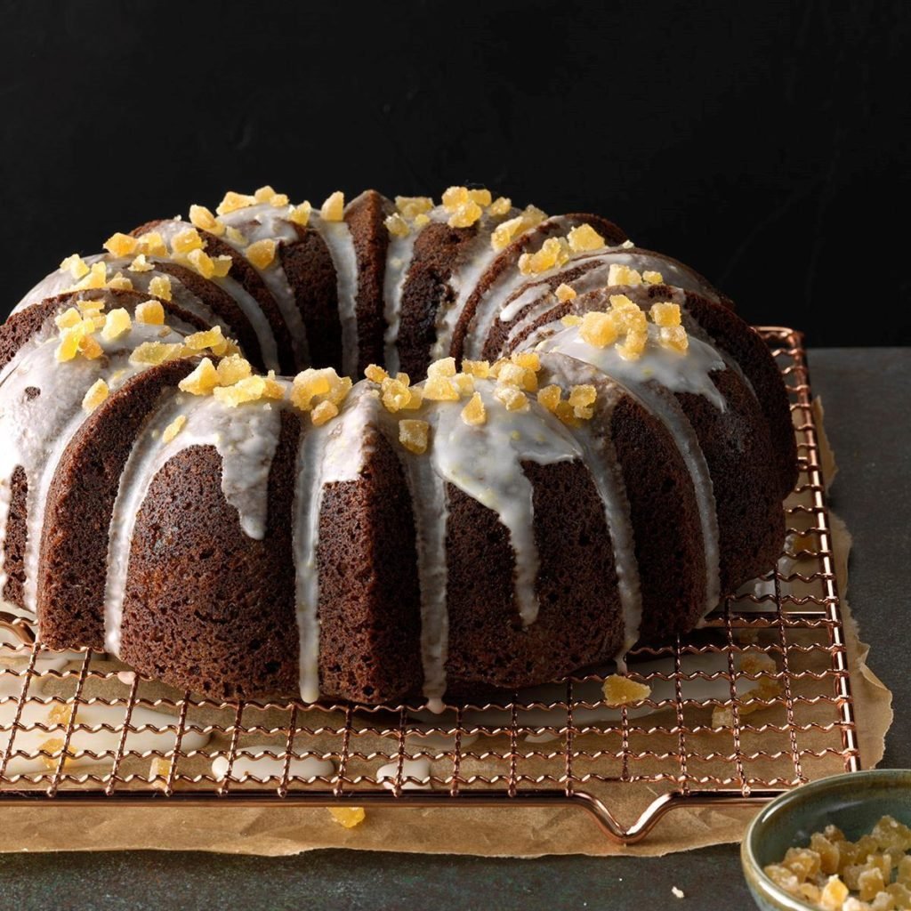 New Year’s Eve food traditions eat ginger bundt cake