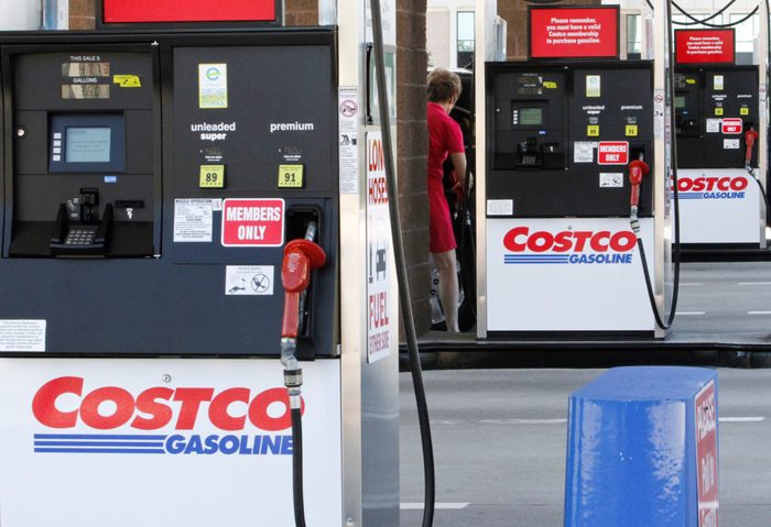 Costco gas pumps