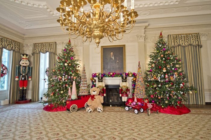 White House Christmas decorations unveiling, Washington, DC, America - 02 Dec 2015
