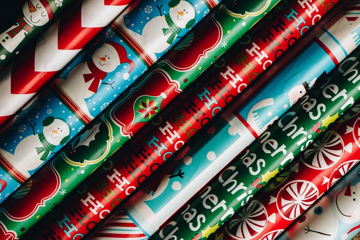 Christmas Wrapping Paper Rolls