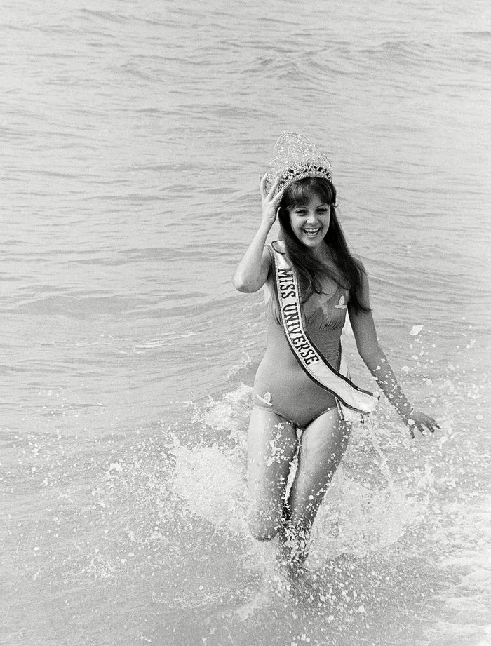 1970 Posing at the beach