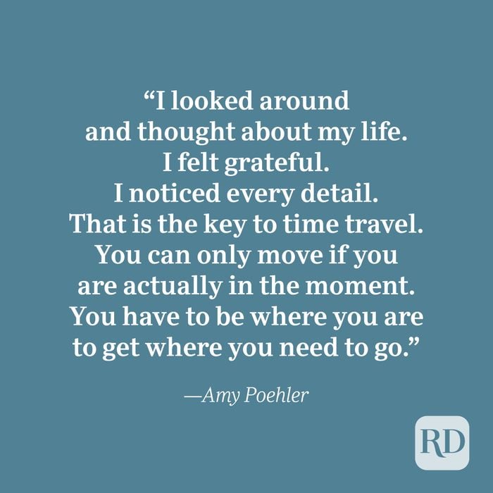 Amy Poehler quote about gratitude.