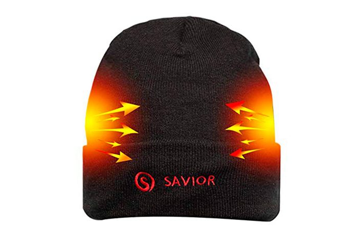 Battery heated hat