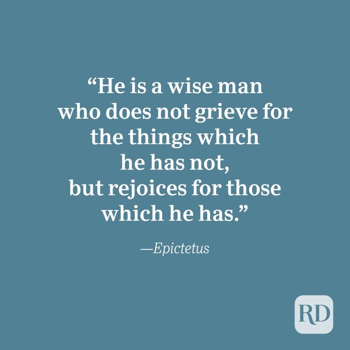 Epictetus Powerful Gratefulness Quote
