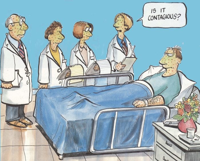 contagious medical cartoon