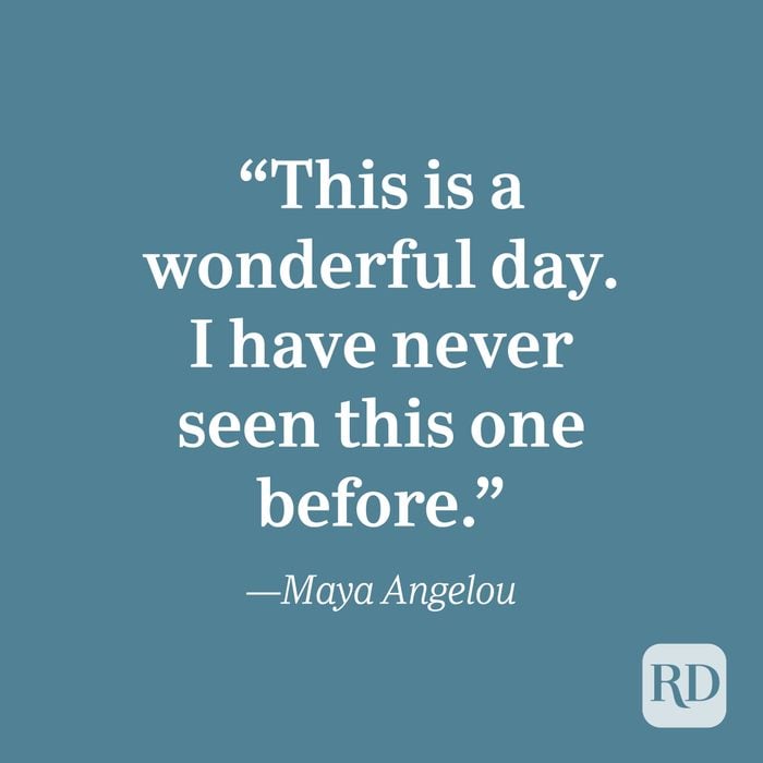 Maya Angelou quote about gratitude.