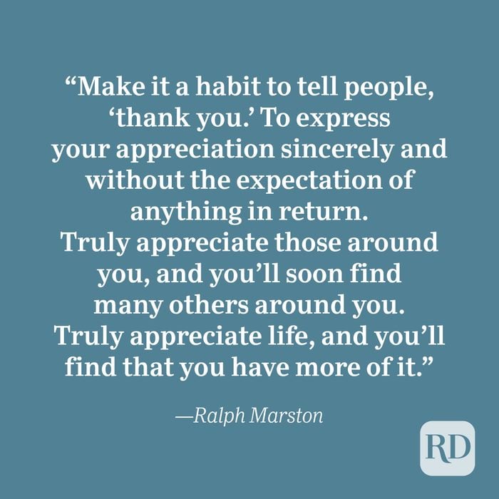 Ralph Marston quote about gratitude.