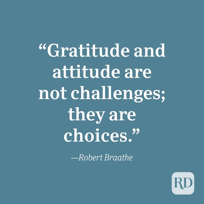 Robert Braathe quote about gratitude.