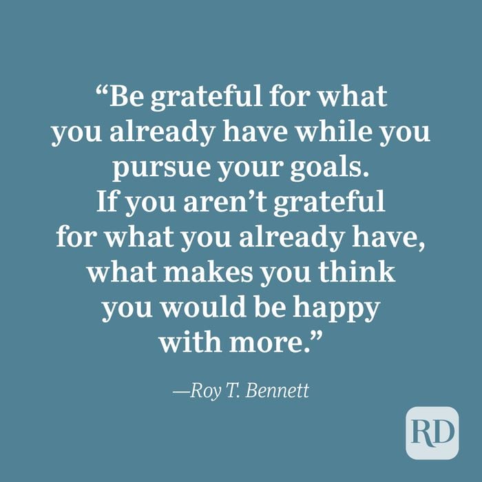 Roy T. Bennett quote about gratitude.