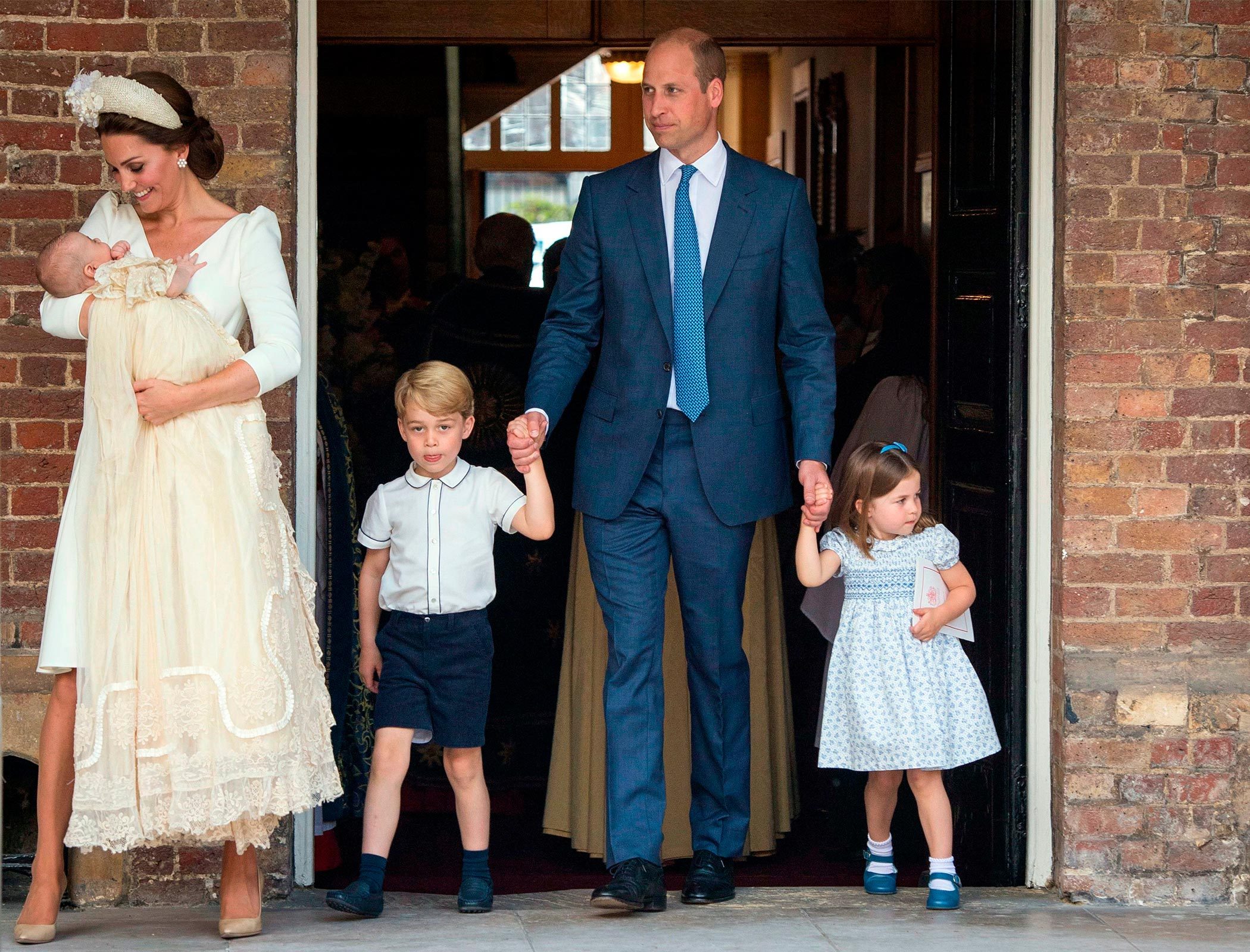 Prince William and Catherine of Cambridge and their children