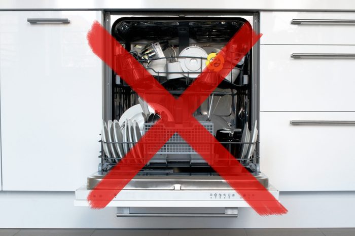 don't put in the dishwasher dishwasher 