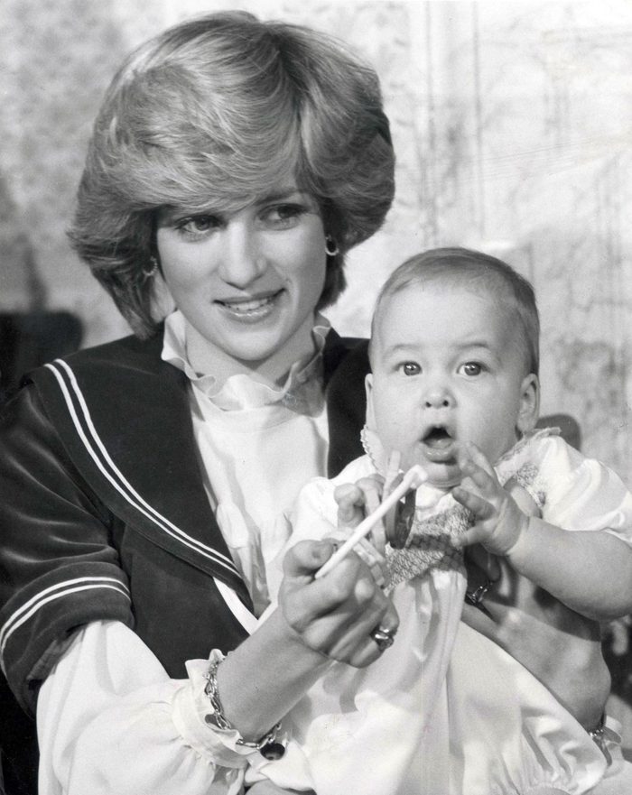 Prince William 1982 These Pictures Are A Christmas Present To The Whole Nation. They Give Us Our First Look At Prince William Now Six Months Old Since He Was Sleepily Sucking His Mother''s Finger At His Christening In August. Yesterday His Blond Hair
