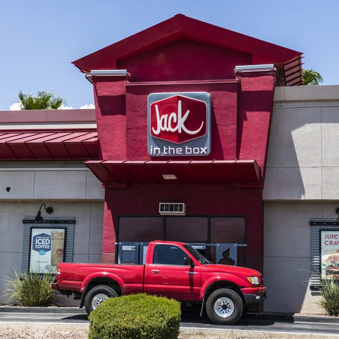 Jack-In-The-Box Fast Food Restaurant.