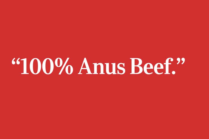 anus beef