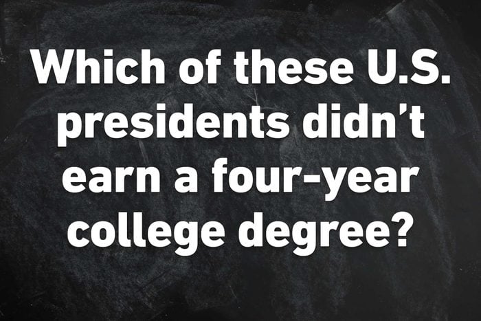president without 4 year degree