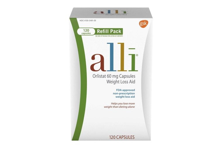 alli Diet Pills for Weight Loss, Orlistat 60 mg Capsules, Refill Pack 120 count 