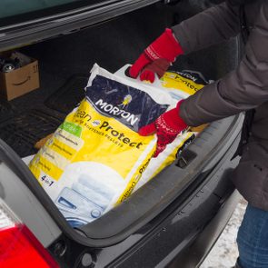 HH Salt Bags In Car trunk