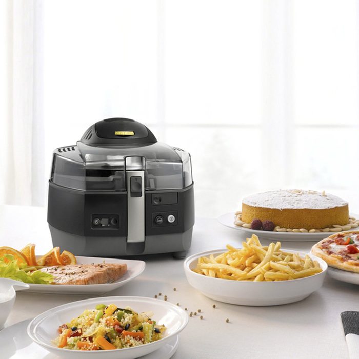 air fryer with foods