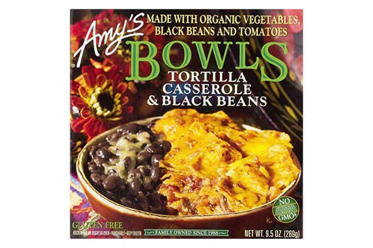 Amy's Bowls, Tortilla Casserole & Black Beans Bowl, 9.5 Ounce (Frozen) 