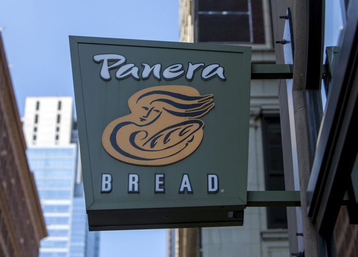 CHICAGO - June 1, 2017: Panera Bread restaurant exterior sign. Panera Bread is a chain of bakery-cafe fast casual restaurants in the United States and Canada.