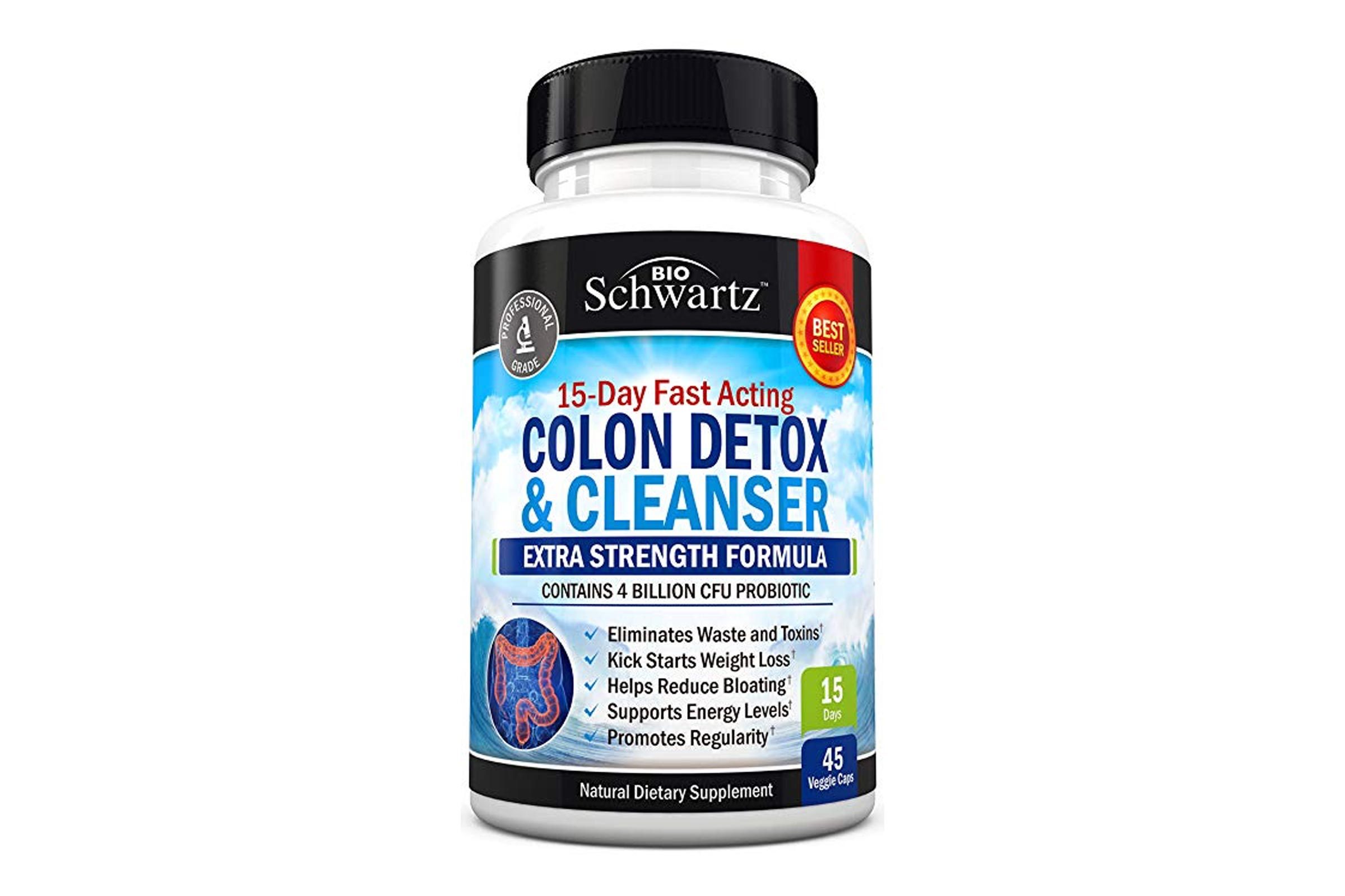 Colon Cleanser & Detox for Weight Loss. 15 Day Extra Strength Detox Cleanse with Probiotic for Constipation Relief. Pure Colon Detox Pills for Men & Women. Flush Toxins, Boost Energy. Safe & Effective 