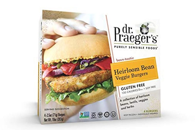 Dr. Praeger's, Heirloom Beans Veggie Burgers, 10 oz (Frozen) 