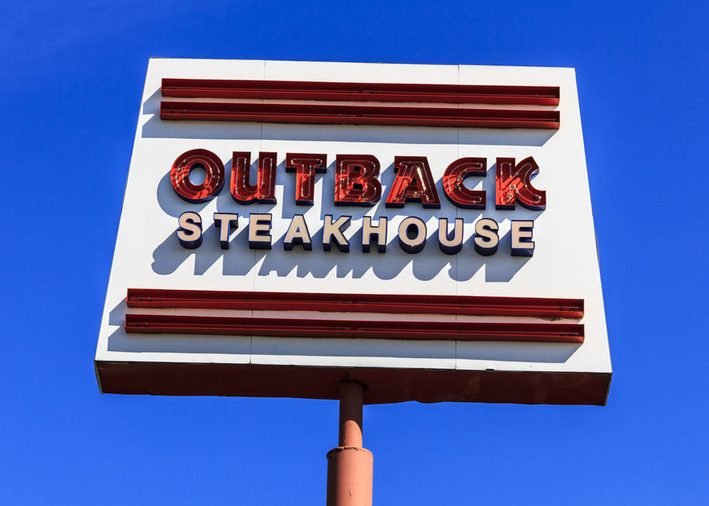 Indianapolis - Circa October 2016: Outback Steakhouse Restaurant Location. Outback offers an Australian themed experience III