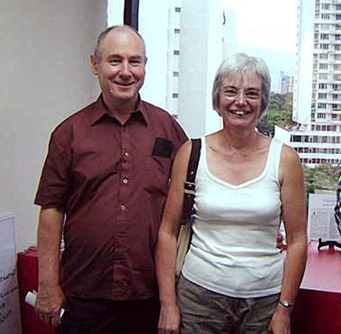 John Darwin and his wife Anne, Panama City, Panama - 2006