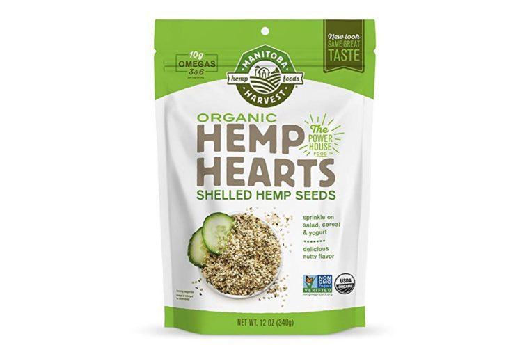 Manitoba Harvest Organic Hemp Hearts Raw Shelled Hemp Seeds, 12oz; with 10g Protein & Omegas per Serving, Non-GMO, Gluten Free 